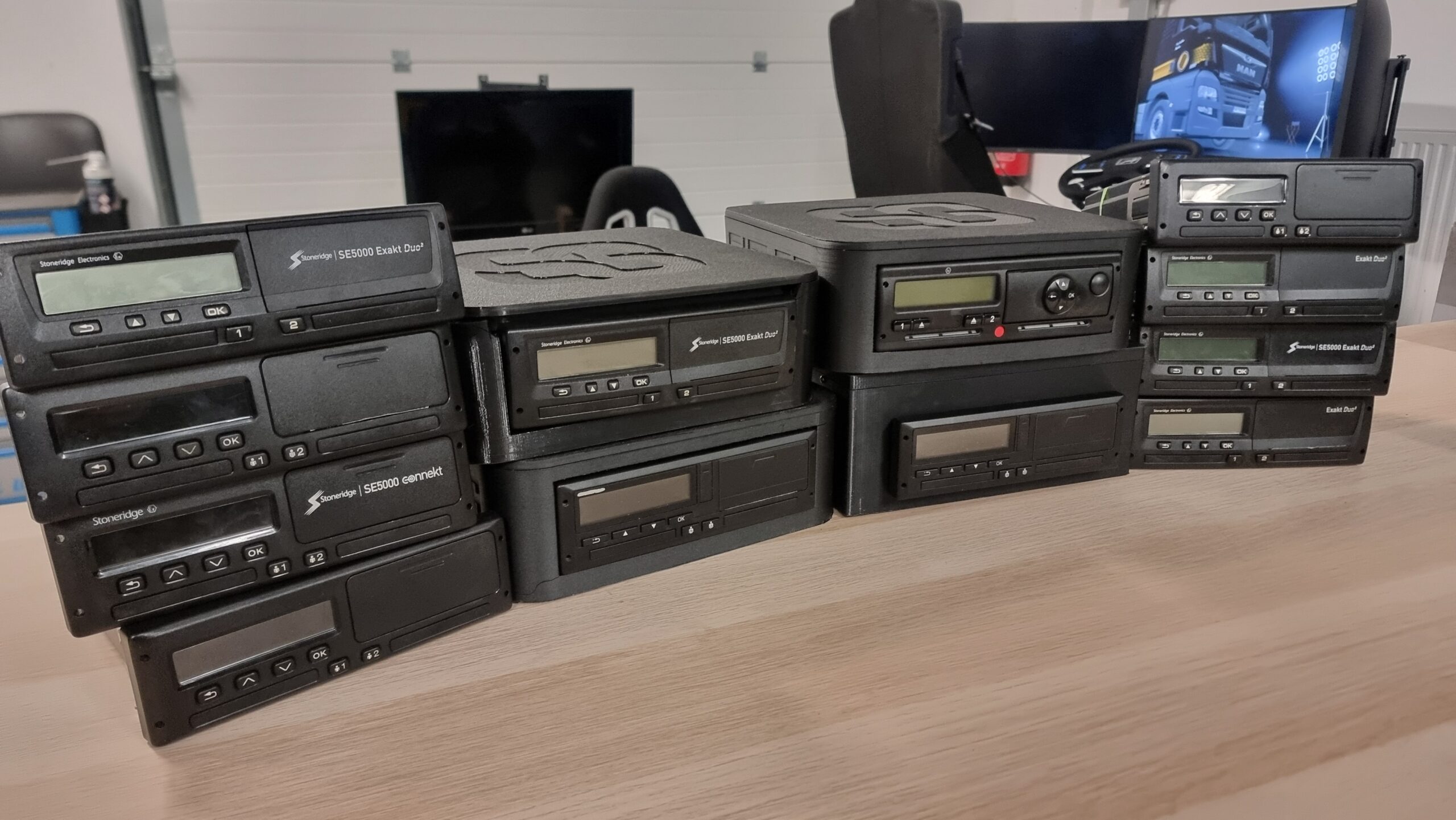 Discarded tachographs 1st and 2nd generation smart tachographs