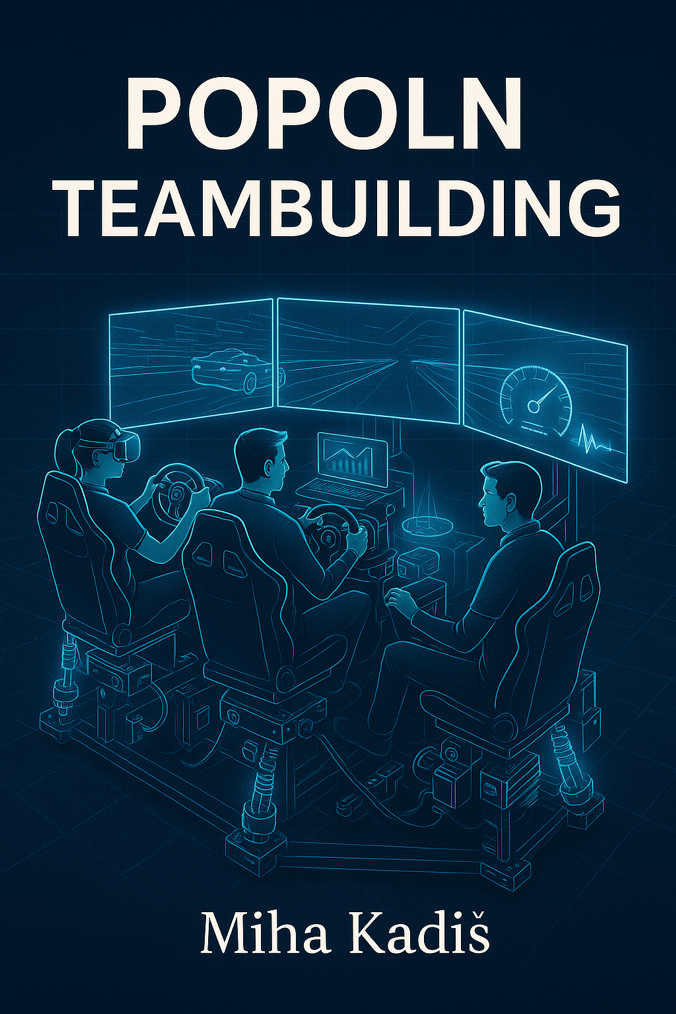 naslovnica brezplačnega priročnika za teambuilding Popoln teambuilding SIM 83